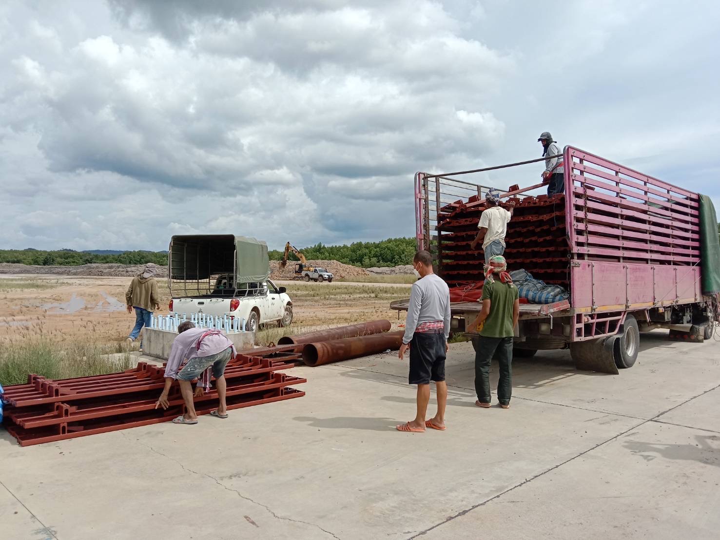 แบบถนนนคอนกรีตบัวพับในตัว